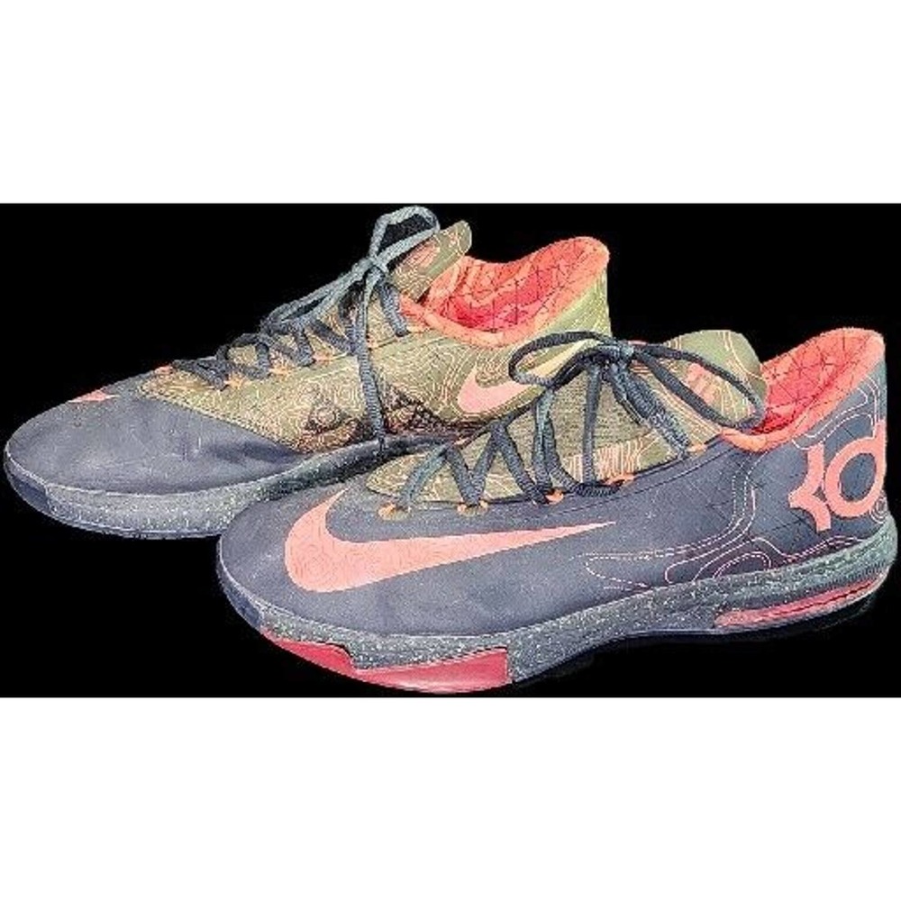 Size 12 Mens- Nike KD 6 Meteorology Weatherman 2013 rare NEEDS WORK Basketball